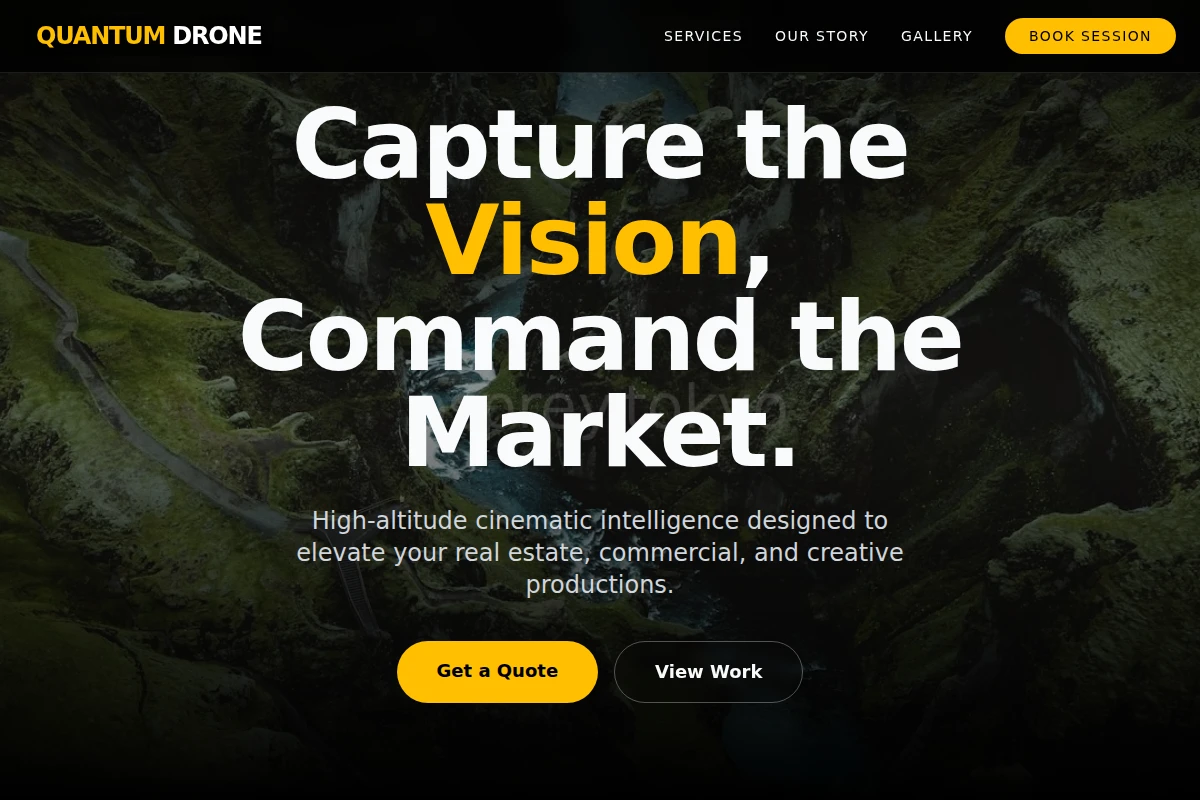 Quantum Drone Photography